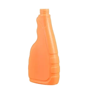500ml Squeezable Flat Plastic Shampoo Bottle - Ergonomic Design with Modern Textured Lines for Liquid Soap & Hair Care